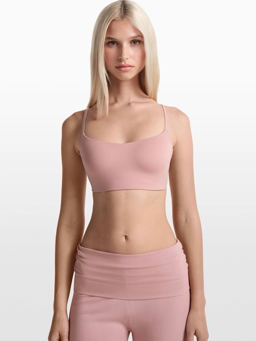 NWT Nike x SKIMS Contour Pad Cami Bra 2X Himalayan Pink Light Support